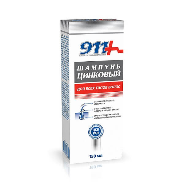 911-Шампунь Цинковый (фл. 150мл) от Аптека Диалог
