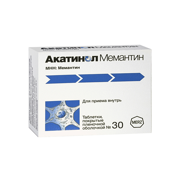 Акатинол Мемантин таблетки 10мг №30 от Аптека Диалог