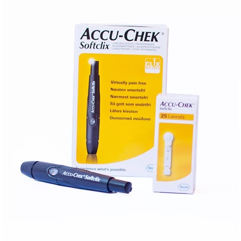 Ручка для прокалывания Акку-Чек Softclix+25 ланцетов от Аптека Диалог