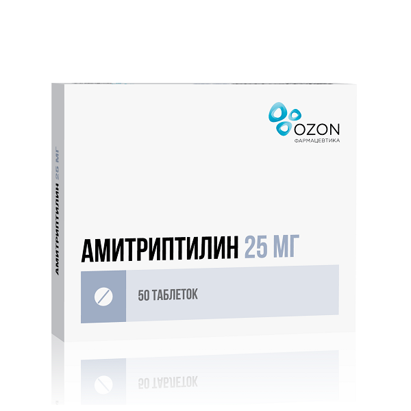 Амитриптилин (таб. 25мг №50) от Аптека Диалог