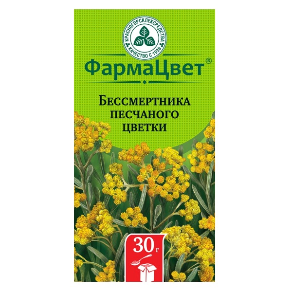 Купить Бессмертника цветки 30г, Красногорсклексредства, Россия