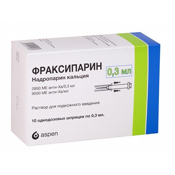 Фраксипарин (шприц 2850МЕ анти-ХА(9,5тысМЕ/мл) 0,3мл №10) от Аптека Диалог