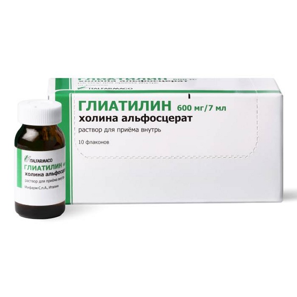 Глиатилин (р-р д/вн.пр.600мг/7мл фл.7мл №10)