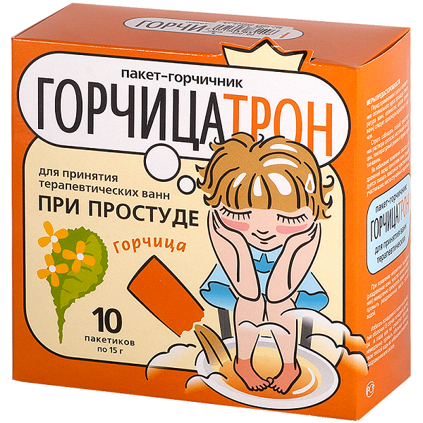 Горчицатрон (№10 пакет-горчичник.д/ванн) от Аптека Диалог