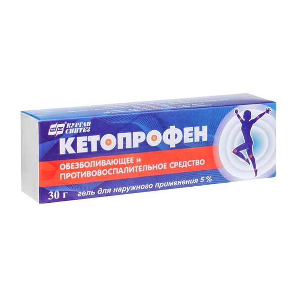 Купить Кетопрофен гель 5% 30г, Синтез(Курган) ОАО, Россия