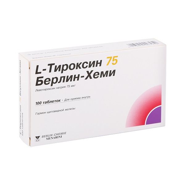 Л-тироксин 75 (таб. 75мкг №100) от Аптека Диалог