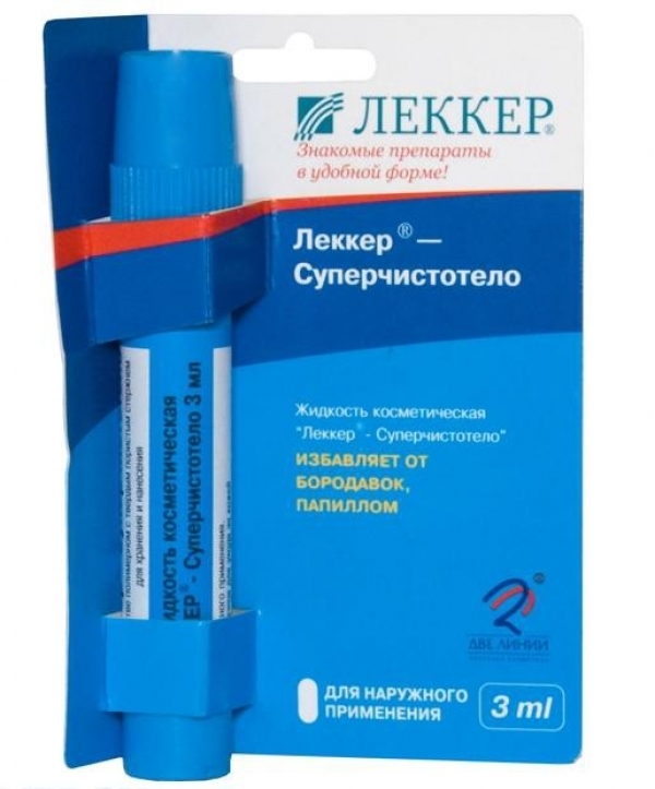 Леккер-Суперчистотело (карандаш 1% 5мл) от Аптека Диалог