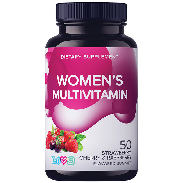 LIVS комплекс мультивитаминов для женщин со вкусом фруктов и ягод мармеладные пастилки №50