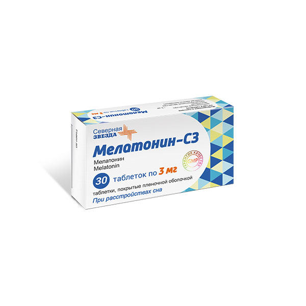 Мелатонин-СЗ таблетки 3мг №30 от Аптека Диалог