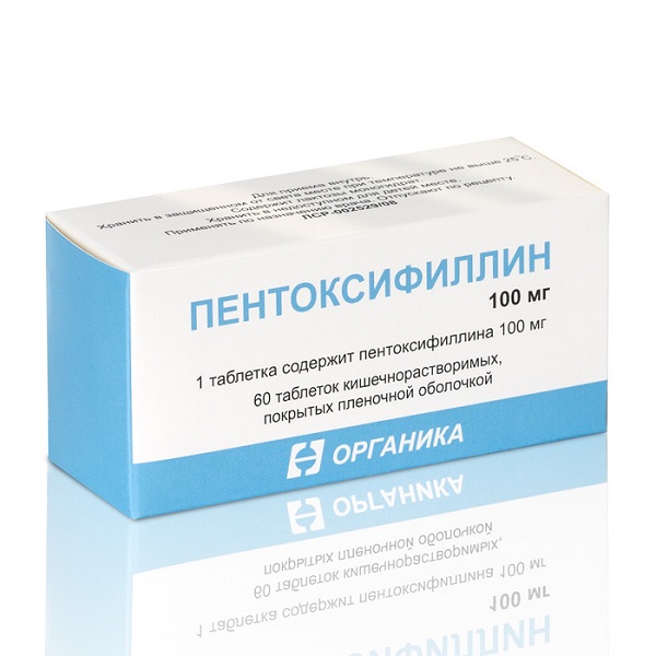 Пентоксифиллин (таб. п/о 100мг №60)
