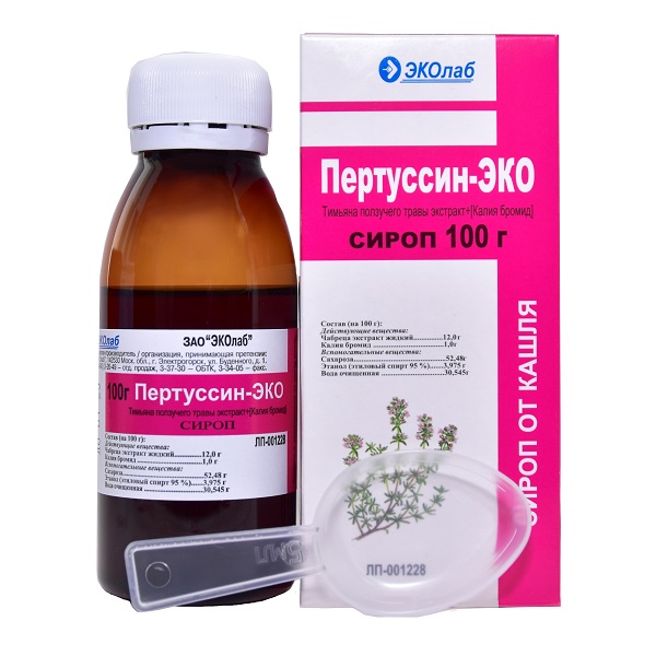 Пертуссин-ЭКО сироп (фл. 100г (инд.уп.с мерн.ложк))