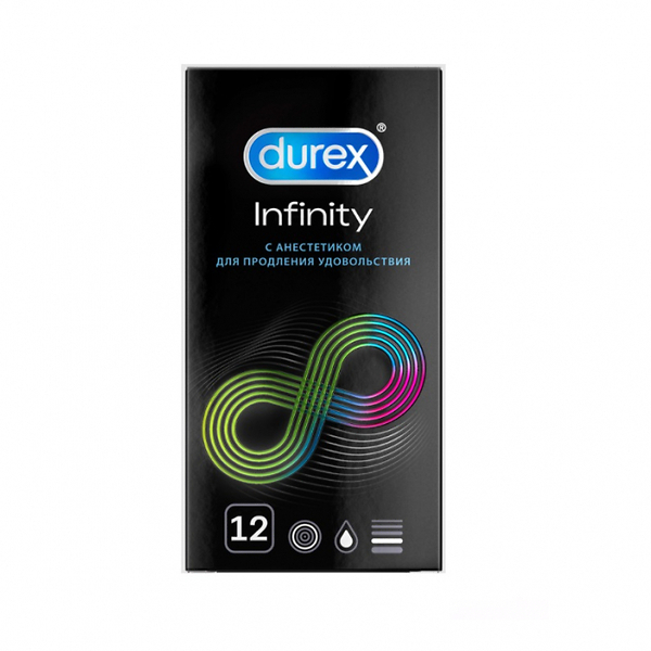 Презервативы Durex (№12 инфинити (infinity) глад.с анестетиком вар.2) презервативы durex 12 инфинити infinity глад с анестетиком вар 2