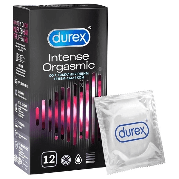 Презервативы Durex (№12 Intense Orgasmic) от Аптека Диалог