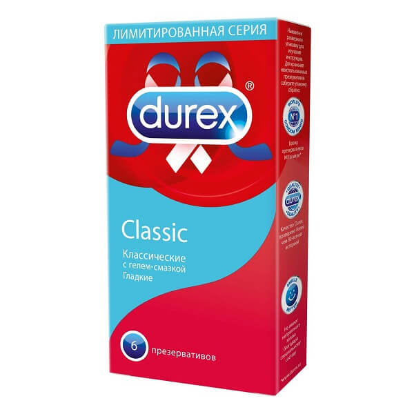 Презервативы Durex (№6 классик КХЛ) от Аптека Диалог