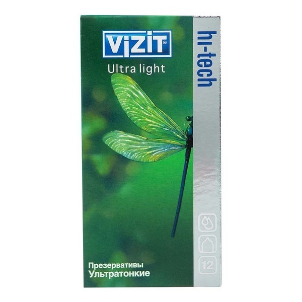 Презервативы Vizit №12 Ultra light ультратонкие