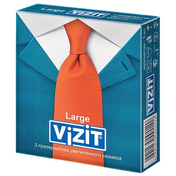 Презервативы Vizit (№3 XL увелич.разм.) от Аптека Диалог