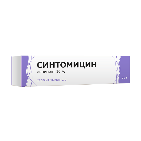Купить Синтомицина линимент 10% 25г, Тульская ФФ, Россия