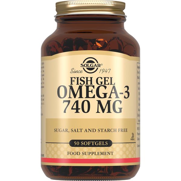 Солгар рыбий жир Омега-3 740 мг капс. №50