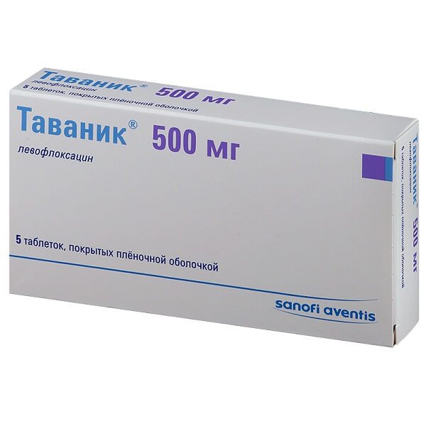 Таваник (таб. п/о 500мг №5) от Аптека Диалог