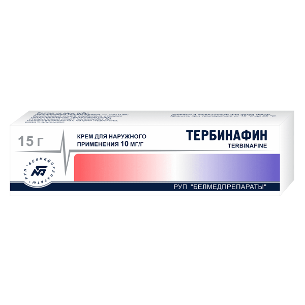 Тербинафин (крем 15г) тербинафин крем 15г