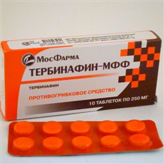 Тербинафин-МФФ таблетки 250мг №10