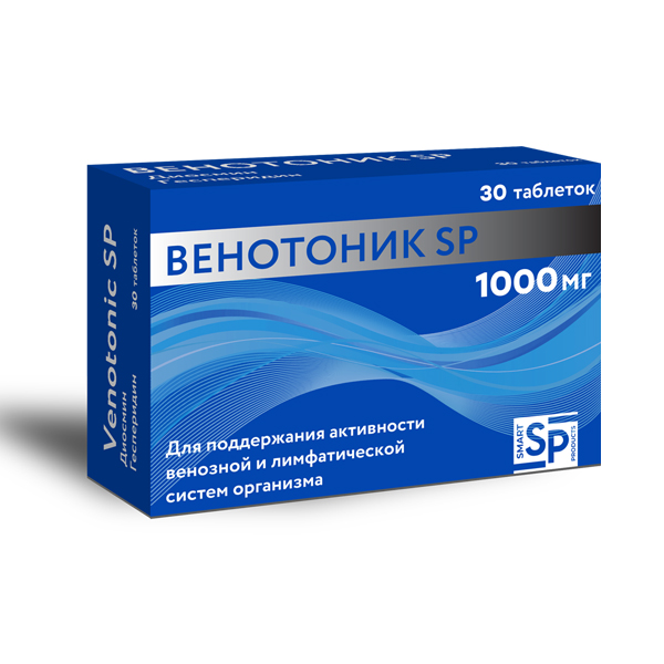 Венотоник SP (Диосмин и Гесперидин 1000мг таб.п.об.№30) от Аптека Диалог