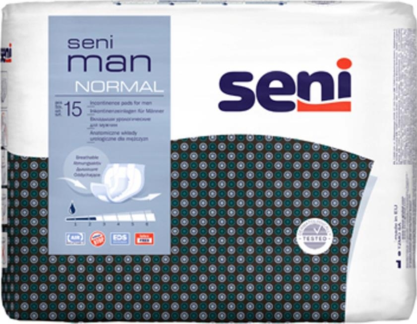 Вкладыши Сени Мэн урологические для мужчин №15 Normal Air вкладыши сени мэн урологические для мужчин 10 super