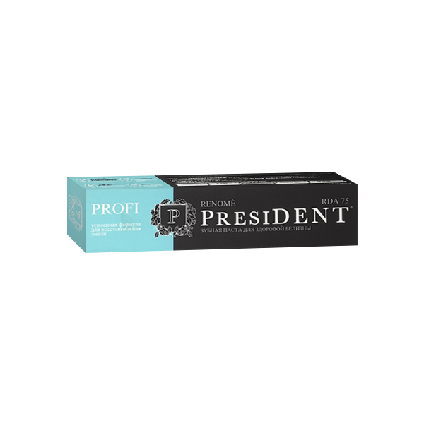 Зубная паста Президент Профи (туба 50мл Реноме (75 RDA))