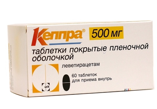 Кеппра таблетки 500мг №60