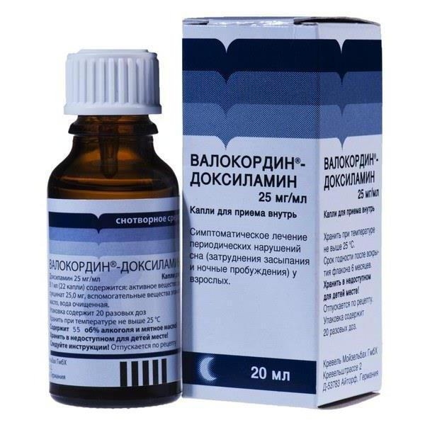 Валокордин-доксиламин (фл. 20мл)