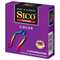 Презервативы SICO №3 цветные и ароматизированные колор