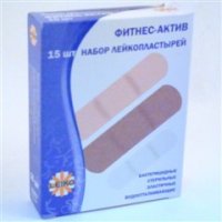 Лейкопластырь LEIKO набор (№15 "Фитнес-актив" карт. уп.)