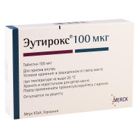 Эутирокс таблетки 100мкг №100