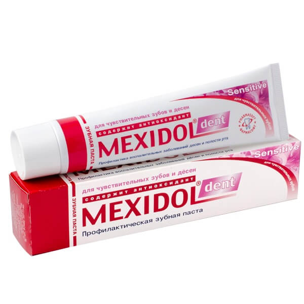 Мексидол Дент сенситив зубная паста 65г