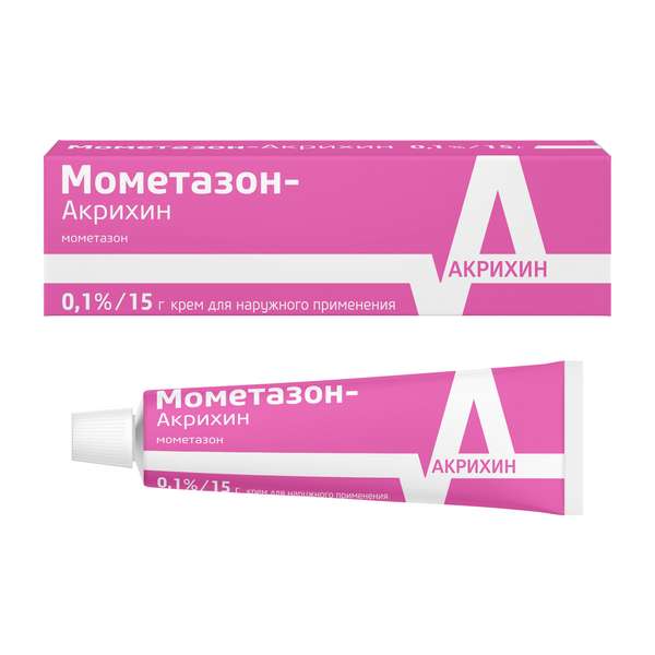 Мометазон-Акрихин 0,1% крем 15г