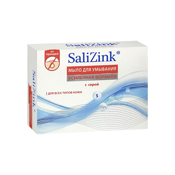 Салицинк мыло (д/умывания д/всех типов кожи с серой 100г)