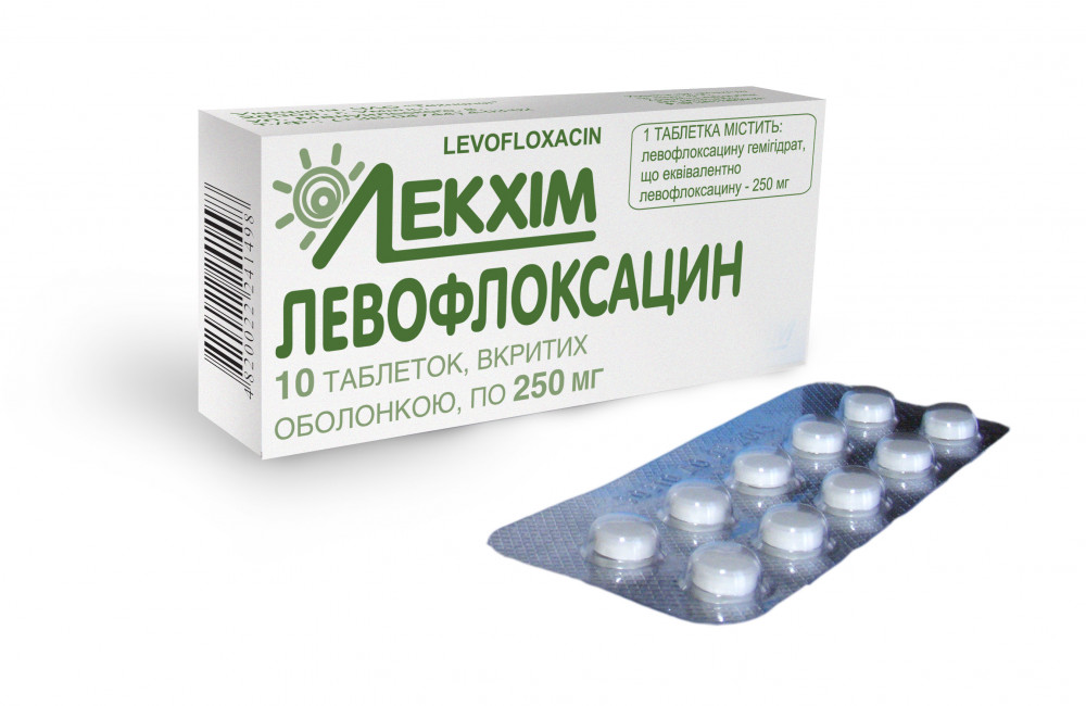 Левофлоксацин (таб. п/о 250мг №10)