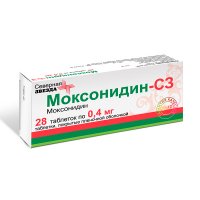 Моксонидин-СЗ таблетки 0,4мг №28
