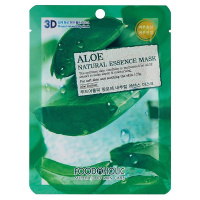 Тканевая 3D маска с экстрактом алоэ Aloe Natural Essence Mask, FOODAHOLIC 23 мл