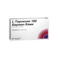 L-Тироксин 100 Берлин-Хеми (таб. 100мкг №100)
