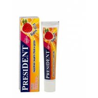 Зубная паста "Президент" (туба 30г (Бэби/малина/от 0 до 3-х))