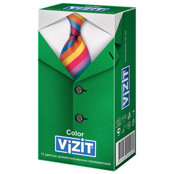 Презервативы Vizit (№12 (цветные и ароматизированные) Color)