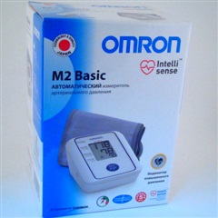 Тонометр OMRON М2 Basic автомат+средняя манжета 22-32см НЕМ-7116-RU