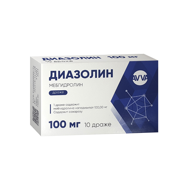 Диазолин (др. 100мг №10), Сти-мед-сорб ОАО