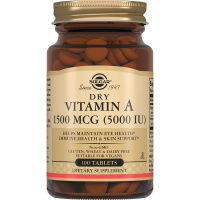 Солгар сухой витамин А таб.1500 мкг (5000 МЕ) №100