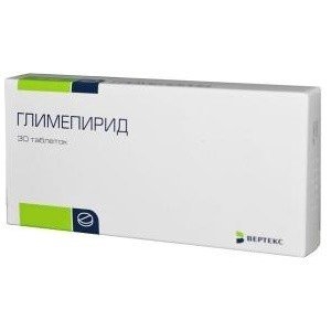 Глимепирид таблетки 3мг №30