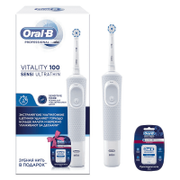 Орал-би электрическая зубная щетка (набор) (vitalityD100.413.1тип3710+з.нить Pro-Exp.пр.мят25м)