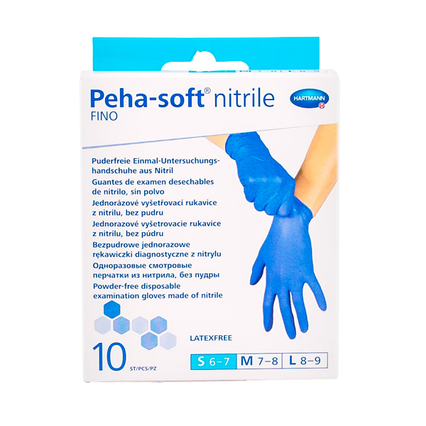 Перчатки Peha-Soft нитриловые нестерильные S (№10)