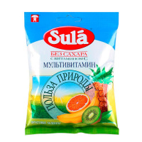Леденцы Sula б/сахара 60г (пак.) (мультивит.)