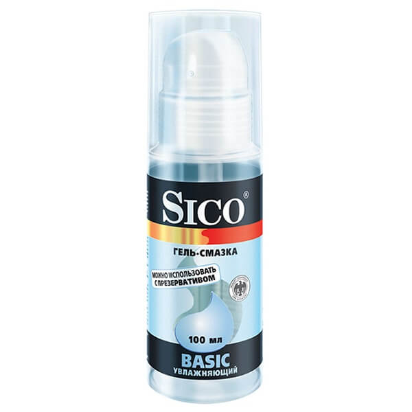 Гель-смазка Sico BASIC увлажняющий (100 мл c дозатором)